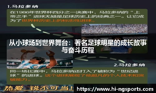从小球场到世界舞台：著名足球明星的成长故事与奋斗历程